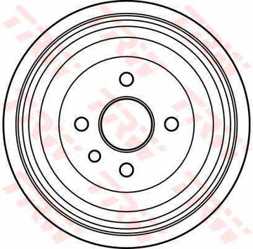 TRW DB4002 Тормозной барабан
