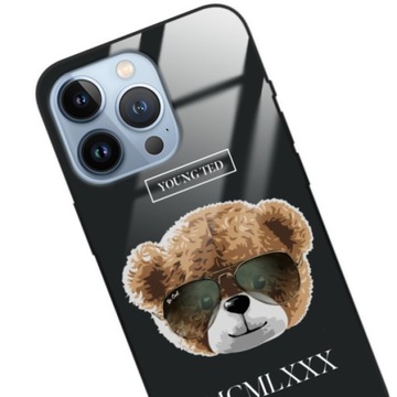 ETUI GLASS DO IPHONE 13 PRO MIŚ Moda Wzory TEDDY3