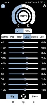 Усилитель звука 4x50 Вт, 10 каналов DSP для радио с приложением Android Bluetooth