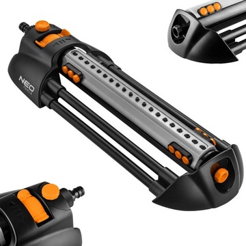 Осциллирующий разбрызгиватель, функция отключения форсунок, 20 форсунок, регулировка силы потока.