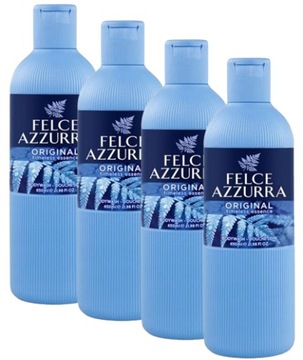 ZestawFelce Azzurra Original włoskie żele do mycia ciała 650ml - 4 szt
