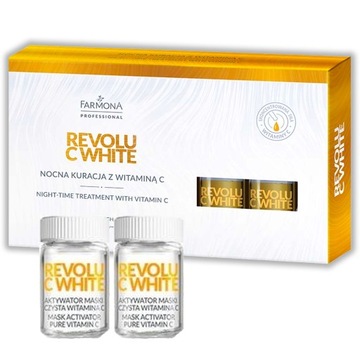 REVOLU C WHITE - AMPUŁKA Z KREMEM WYBIELAJ. 5x5ml