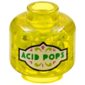LEGO 28621pb0030 Trans-Yellow, słoik, 'ACID POPS NOWY