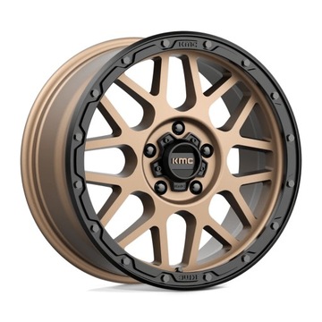 Felga aluminiowa KM535 Grenade Off-road Matte Bronze W/ Matte Black LIP KMC