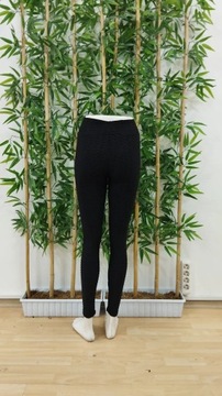 Жен. Колготки с высокой талией Cactus Черный / L-XL