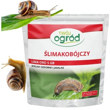 ŚRODEK NA ŚLIMAKI PREPARAT NA ŚLIMAKA MOCNA SILNA TRUTKA 5GB LIMA ORO 1KG