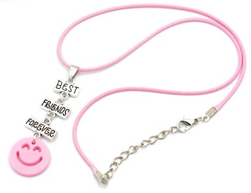 2 подвески со смайликом BEST FRIENDS FOREVER BFF