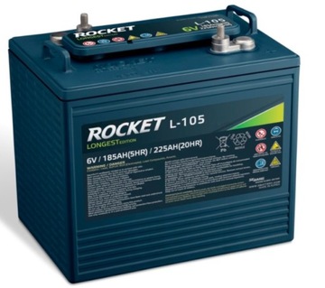 Akumulator Rocket 105-6 6V 225Ah L-105 Trakcyjny