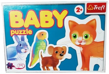 TREFL PUZZLE Baby kontury Zwierzęta NASZE PUPILE