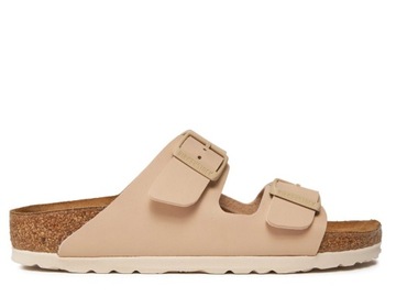 Klapki damskie Birkenstock 1027723 ARIZONA BF NARROW Beżowe 40