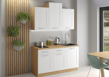 Шкаф 80 для встроенной мойки. Светло-серый / Артизан