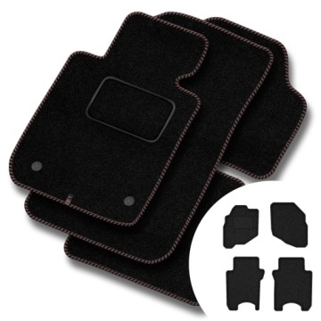 Velurové koberce Streak pro Honda Jazz II 2002-2008