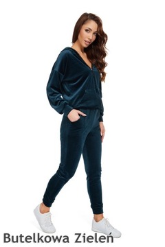 324_ WELUROWY KOMPLET DRESOWY_ S/M