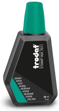 Tusz do stempli Trodat 7011 28ml. ZIELONY