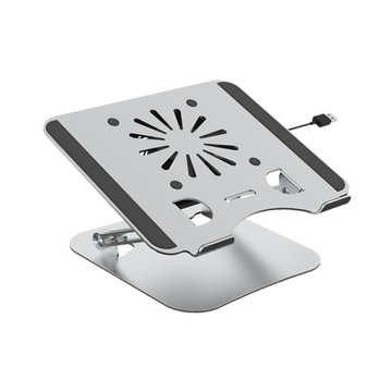 Podstawka pod laptopa z wentylatorem chłodzącym Universal Argent