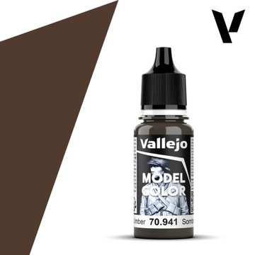 VALLEJO Model Color Burnt Umber 18ml / farbka