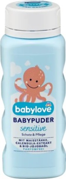 Babylove Sensitive Пудра для Дітей Календула Жожоба Швейцарія 100 г