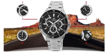 Zegarek Męski CASIO EDIFICE EFR-552D-1AVUEF + BOX