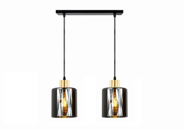 LAMPA SUFITOWA ŻYRANDOL NAD STÓŁ GREAT GOLD 408LED