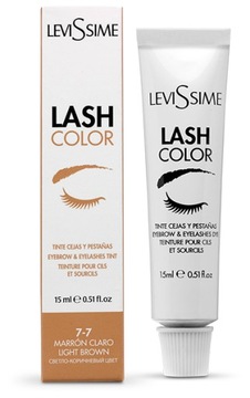 LEVISSIME FARBA DO BRWI I RZĘS 15 ML JASNY BRĄZ