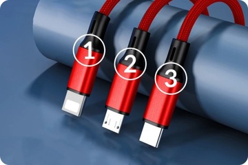 БЫСТРОЕ МОЩНОЕ УНИВЕРСАЛЬНОЕ ЗАРЯДНОЕ УСТРОЙСТВО + КАБЕЛЬ microUSB 3-в-1 USB-C PIN8 iPHONE