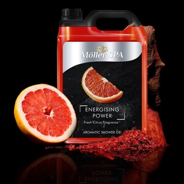 Möller SPA ENERGIZING СТИМУЛИРУЮЩИЙ ОСВЕЖАЮЩИЙ ГЕЛЬ ДЛЯ ДУША ПРЕМИУМ 5л