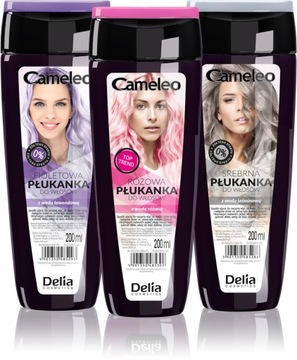 DELIA Płukanka do włosów Cameleo 200ml FIOLETOWA