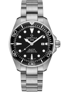 ZEGAREK CERTINA DS ACTION PROFESJONALNY DIVER POWERMATIC 80 LUMINOVA +BOX