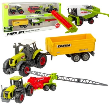 Ciągnik Traktor x 2 MASZYNY ROLNICZE Kombajn