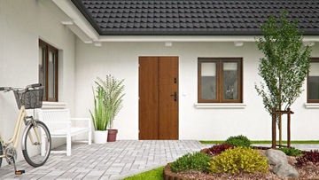 ВНЕШНИЕ ДВЕРИ ИЗ ПОЛЬСКОЙ ИНОКС STEJ1P ЧЕРНЫЕ 55MM 90