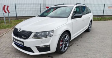 Skoda Octavia III RS Kombi 2.0 TDI 184KM 2015 Skoda Octavia 184Ps.Automat Xenon Canton Webasto GrzanaSzybaFote Navi Serw