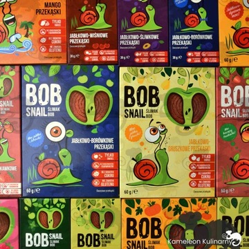 ŚLIMAK BOB SNAIL PRZEKĄSKA JABŁKOWO-TRUSKAWKOWA 14
