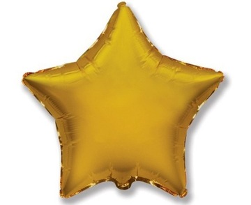 Gwiazdka jednokolorowy balon foliowy 18''