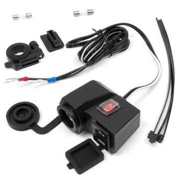 Розетка для мотоцикла 2 x USB 3.1 A MUS06