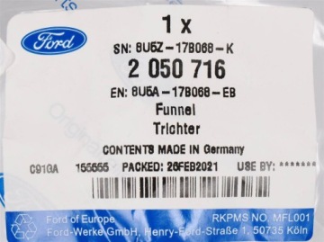 ТОПЛИВОНАЛИВНАЯ НАСАДКА FORD PETROL _ 2050716 _ 8U5A-17B068-EB _ 8U5Z-17B068-D