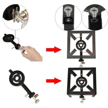 ГАЗОВАЯ ГОРЕЛКА ТУРИСТИЧЕСКАЯ ПЛИТА ШЛАНГ 25 Х 25 СМ, 8 КВТ