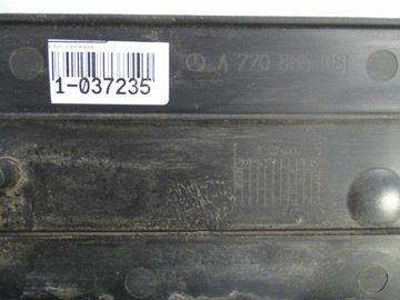 MERCEDES S TŘÍDA W220 PODLOŽKA TABULKY