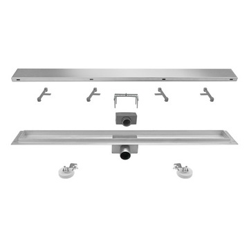 ЛИНЕЙНЫЙ СЛИВ VETTÄ 2в1 80см НИЗКИЙ СИФОН 52мм ВЫСОКАЯ ПРОИЗВОДИТЕЛЬНОСТЬ