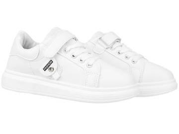 MODNE TRAMPKI SPORTOWE BUTY LEKKIE NA RZEP NEW 27