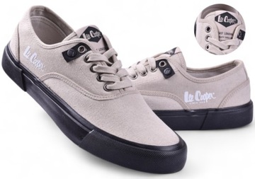 Buty Męskie Lee Cooper Trampki Beżowe Sportowe -2149 r.45