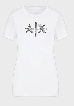 Armani Exchange t-shirt 3RYTBQ YJG3Z 1000 biały XS