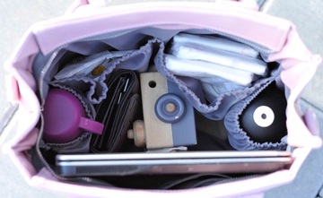 Сумка для коляски Beloff из экокожи Nala Powder Pink