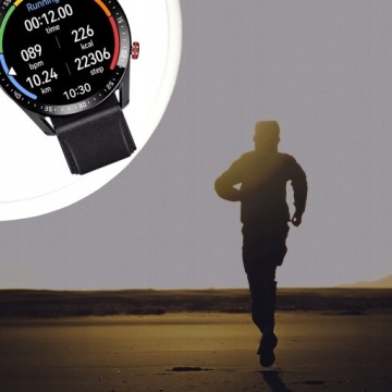 SMARTWATCH МУЖСКИЕ ЧАСЫ ВОДОНЕПРОНИЦАЕМЫЕ МЕНЮ EN ЗВОНКИ УВЕДОМЛЕНИЯ СПОРТ