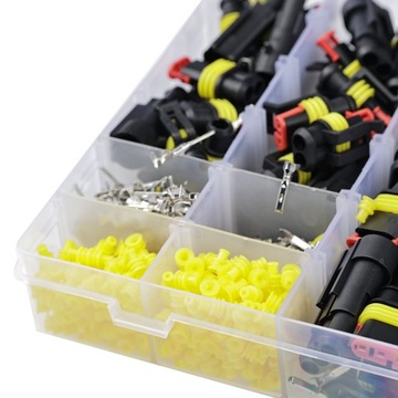 KOSTKA WTYKI ZŁĄCZA HERMETYCZNE DUŻY ZESTAW 708EL