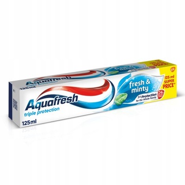 Зубная паста Aquafresh Triple Protection Fresh And Minty Toothpaste 125мл