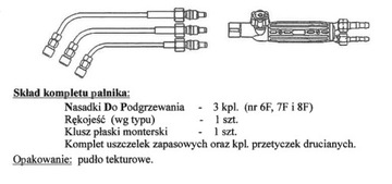 Palnik gazowy do podgrzewania PG-242F KOMPAKT Pomet Wronki