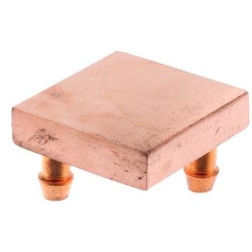 Copper Water Cooling Block for CPU Graphics Radiator Heatsink 40x40mm