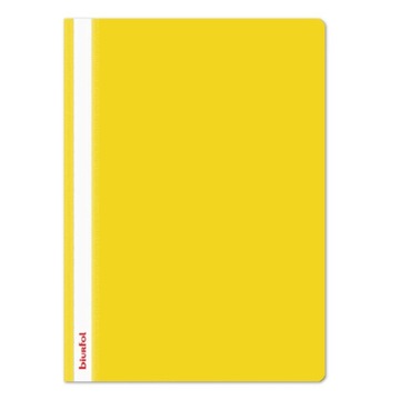 SKOROSZYT A4 TWARDY FOLIA PVC, Biurfol, żółty
