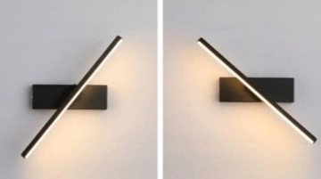 Настенный светильник Lumenix черного цвета со встроенным светодиодным источником мощностью 14 Вт.