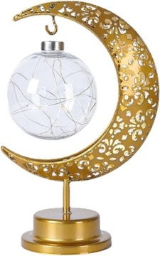 LAMPKA NOCNA KSIĘŻYC MOON LIGHT GWIAZDA ZŁOTA LED